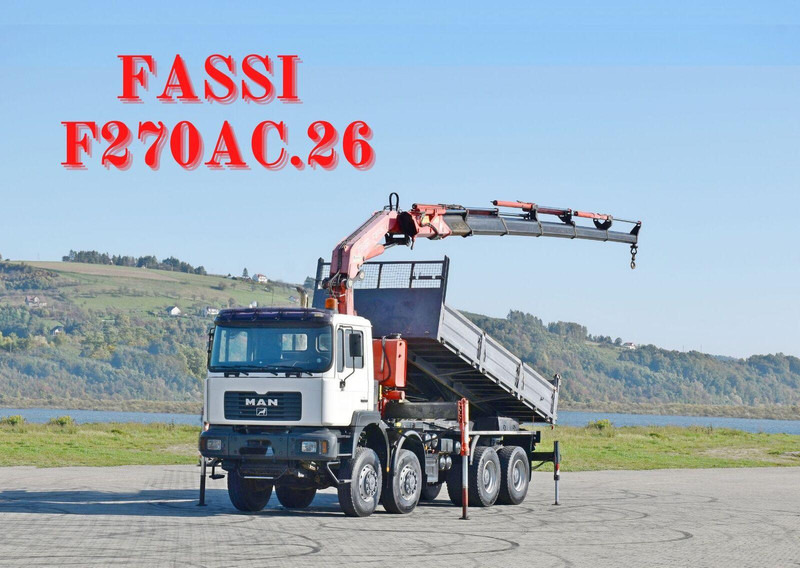 MAN 41.460 *FASSI F270AC.26 * 8x8 ! TOPZUSTAND - Savivartis sunkvežimis, Sunkvežimis su kranu: foto 1 MAN 41.460 *FASSI F270AC.26 * 8x8 ! TOPZUSTAND - Savivartis sunkvežimis, Sunkvežimis su kranu: foto 1