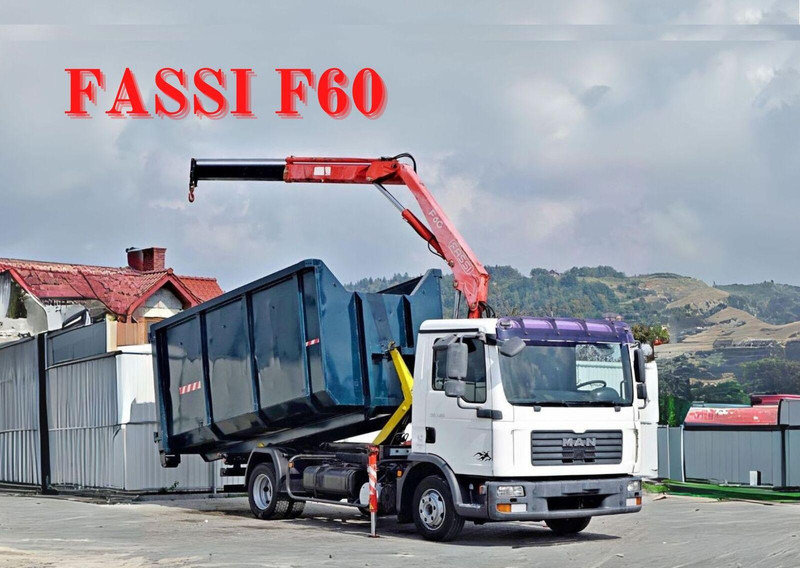 MAN TGL 7.150 + FASSI F60 * TOPZUSTAND - Savivartis sunkvežimis, Sunkvežimis su kranu: foto 1 MAN TGL 7.150 + FASSI F60 * TOPZUSTAND - Savivartis sunkvežimis, Sunkvežimis su kranu: foto 1