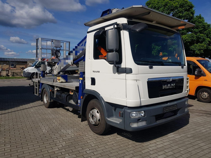 MAN TGL 8.150 22M Multitel - Platforminis/ Bortinis sunkvežimis, Sunkvežimis su kranu: foto 3 MAN TGL 8.150 22M Multitel - Platforminis/ Bortinis sunkvežimis, Sunkvežimis su kranu: foto 3