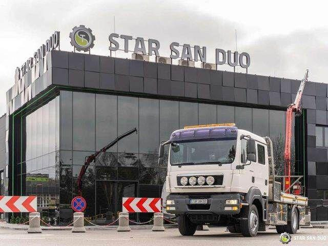 MAN TGM 13.290 4x4 BI FASSI F40B22 Crane Camper - Platforminis/ Bortinis sunkvežimis, Sunkvežimis su kranu: foto 3 MAN TGM 13.290 4x4 BI FASSI F40B22 Crane Camper - Platforminis/ Bortinis sunkvežimis, Sunkvežimis su kranu: foto 3