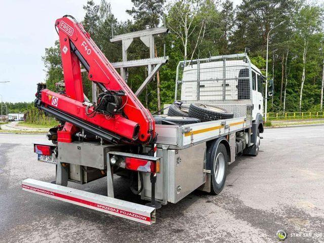Platforminis/ Bortinis sunkvežimis, Sunkvežimis su kranu MAN TGM 13.290 4x4 FASSI F40B22 Crane Camper DOKA: foto 10