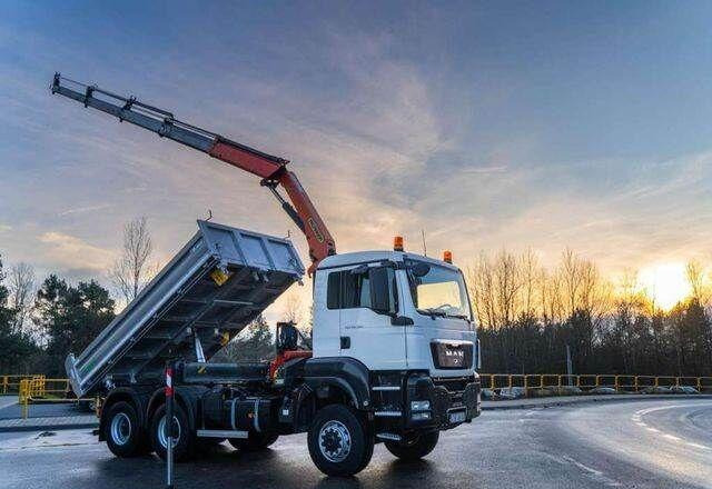 MAN TGS 26.360 6x6 PALFINGER PK 18001 EH Crane Kipe - Savivartis sunkvežimis, Sunkvežimis su kranu: foto 4 MAN TGS 26.360 6x6 PALFINGER PK 18001 EH Crane Kipe - Savivartis sunkvežimis, Sunkvežimis su kranu: foto 4