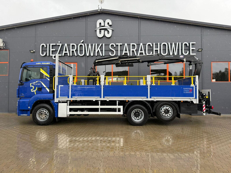 MAN TGS 26.360 - Platforminis/ Bortinis sunkvežimis, Sunkvežimis su kranu: foto 2 MAN TGS 26.360 - Platforminis/ Bortinis sunkvežimis, Sunkvežimis su kranu: foto 2