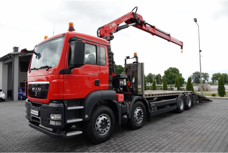 MAN TGS 35.360 / 8x2-4 / LAWETA + HDS HIAB 166 E-2 / OŚ PODNOSZONA / - Evakuatorius: foto 2 MAN TGS 35.360 / 8x2-4 / LAWETA + HDS HIAB 166 E-2 / OŚ PODNOSZONA / - Evakuatorius: foto 2