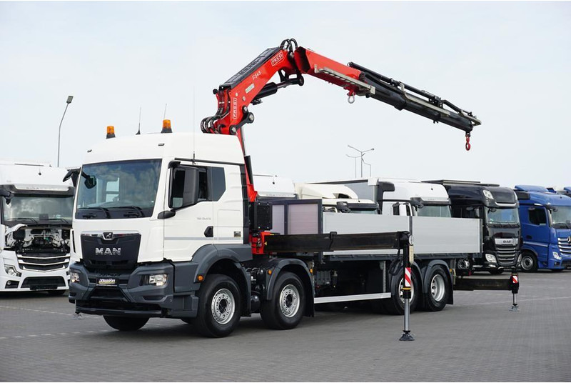 MAN TGS / 35.470 / E 6 / SKRZYNIOWY + HDS / FASSI F 545 / ŁAD. 13 10 - Platforminis/ Bortinis sunkvežimis, Sunkvežimis su kranu: foto 1 MAN TGS / 35.470 / E 6 / SKRZYNIOWY + HDS / FASSI F 545 / ŁAD. 13 10 - Platforminis/ Bortinis sunkvežimis, Sunkvežimis su kranu: foto 1