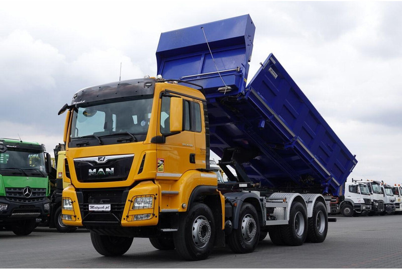 MAN TGS 35.500 / 8x4 / WYWROTKA / HYDROBURTA / BORDMATIK / NAVI / 20 - Savivartis sunkvežimis: foto 1 MAN TGS 35.500 / 8x4 / WYWROTKA / HYDROBURTA / BORDMATIK / NAVI / 20 - Savivartis sunkvežimis: foto 1