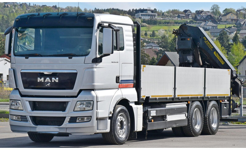 MAN TGX 26.440 Pritsche 6,40 m* PK 29002+FUNK *6x4 - Platforminis/ Bortinis sunkvežimis, Sunkvežimis su kranu: foto 4 MAN TGX 26.440 Pritsche 6,40 m* PK 29002+FUNK *6x4 - Platforminis/ Bortinis sunkvežimis, Sunkvežimis su kranu: foto 4