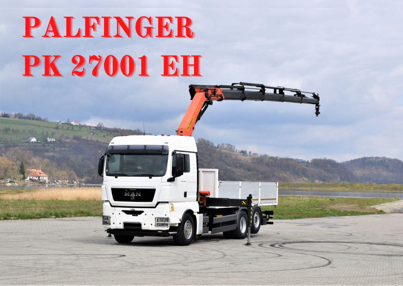 MAN TGX 26.480 - Platforminis/ Bortinis sunkvežimis, Sunkvežimis su kranu: foto 1 MAN TGX 26.480 - Platforminis/ Bortinis sunkvežimis, Sunkvežimis su kranu: foto 1