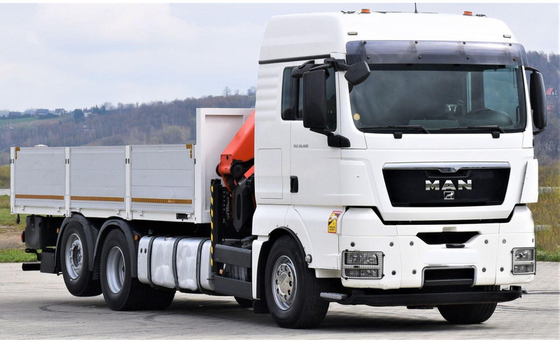 MAN TGX 26.480 - Platforminis/ Bortinis sunkvežimis, Sunkvežimis su kranu: foto 3 MAN TGX 26.480 - Platforminis/ Bortinis sunkvežimis, Sunkvežimis su kranu: foto 3