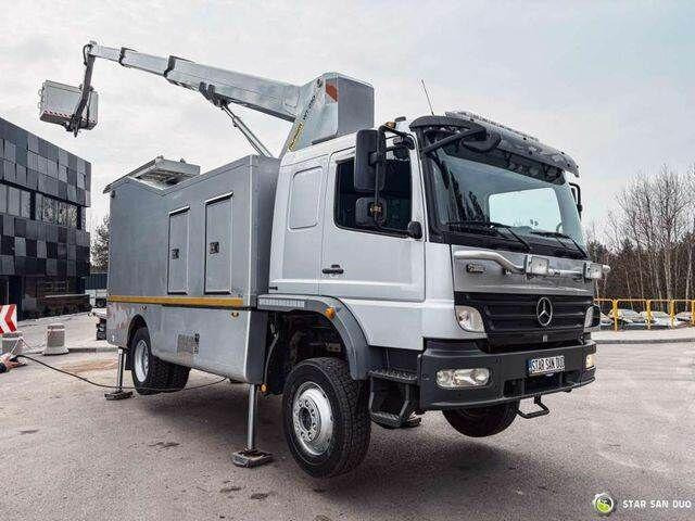 Mercedes-Benz 1529 4x4 Atego Lift Palfinger Wumag WT 230 - Autobokštelio: foto 4 Mercedes-Benz 1529 4x4 Atego Lift Palfinger Wumag WT 230 - Autobokštelio: foto 4