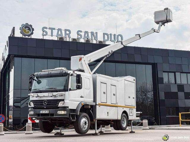 Mercedes-Benz 1529 4x4 Atego Lift Palfinger Wumag WT 230 - Autobokštelio: foto 3 Mercedes-Benz 1529 4x4 Atego Lift Palfinger Wumag WT 230 - Autobokštelio: foto 3