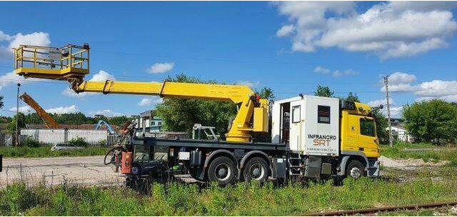 Mercedes-Benz 3344 SRT SCHÖRLING Road Rail Railway Zweiweg - Autobokštelio: foto 1 Mercedes-Benz 3344 SRT SCHÖRLING Road Rail Railway Zweiweg - Autobokštelio: foto 1