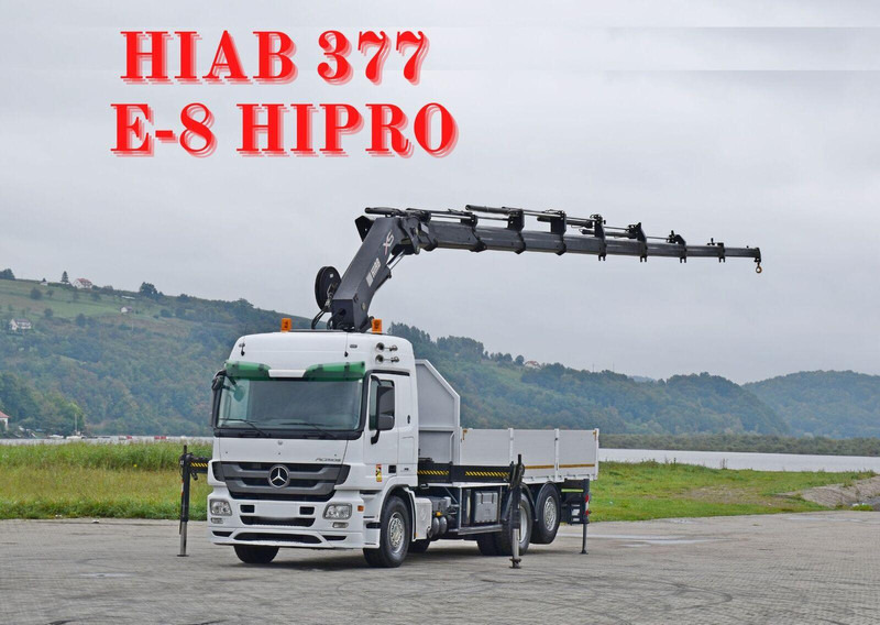 Mercedes-Benz ACTROS 2544 - Platforminis/ Bortinis sunkvežimis, Sunkvežimis su kranu: foto 1 Mercedes-Benz ACTROS 2544 - Platforminis/ Bortinis sunkvežimis, Sunkvežimis su kranu: foto 1