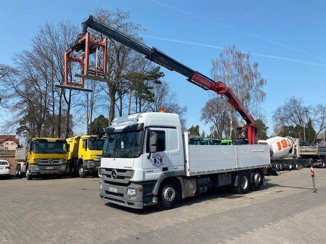 Mercedes-Benz ACTROS 2544 - Platforminis/ Bortinis sunkvežimis, Sunkvežimis su kranu: foto 1 Mercedes-Benz ACTROS 2544 - Platforminis/ Bortinis sunkvežimis, Sunkvežimis su kranu: foto 1