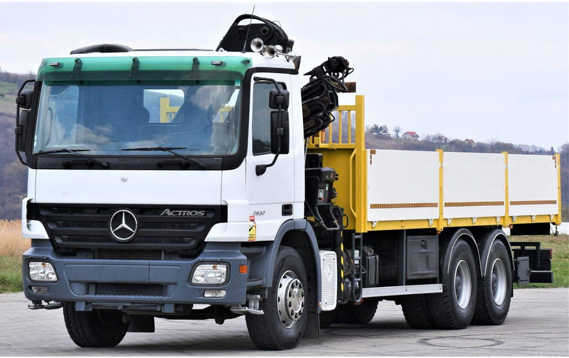 Mercedes-Benz ACTROS 2632 - Platforminis/ Bortinis sunkvežimis, Sunkvežimis su kranu: foto 4 Mercedes-Benz ACTROS 2632 - Platforminis/ Bortinis sunkvežimis, Sunkvežimis su kranu: foto 4