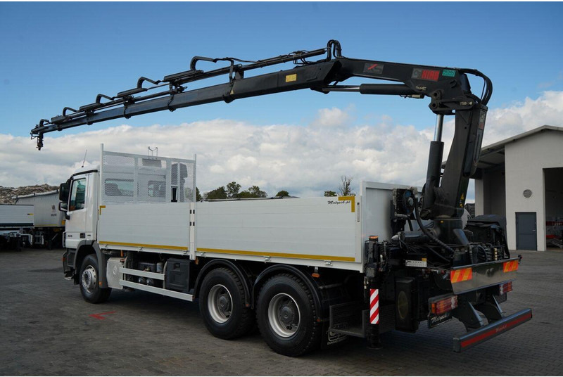 Mercedes-Benz ACTROS 2636 / 6x4 / SKRZYNIOWY 6,5 M + HDS HIAB / MOCNA PODŁOGA - Platforminis/ Bortinis sunkvežimis, Sunkvežimis su kranu: foto 4 Mercedes-Benz ACTROS 2636 / 6x4 / SKRZYNIOWY 6,5 M + HDS HIAB / MOCNA PODŁOGA - Platforminis/ Bortinis sunkvežimis, Sunkvežimis su kranu: foto 4