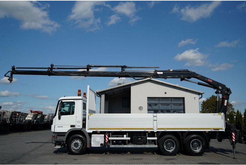 Mercedes-Benz ACTROS 2636 / 6x4 / SKRZYNIOWY 7 M + HDS HIAB -  WYSÓW 12,6 M / - Platforminis/ Bortinis sunkvežimis, Sunkvežimis su kranu: foto 3 Mercedes-Benz ACTROS 2636 / 6x4 / SKRZYNIOWY 7 M + HDS HIAB -  WYSÓW 12,6 M / - Platforminis/ Bortinis sunkvežimis, Sunkvežimis su kranu: foto 3