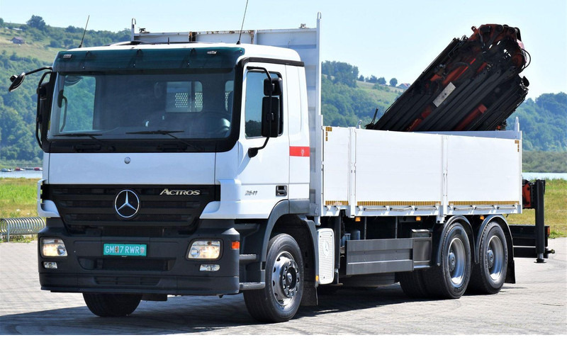 Mercedes-Benz ACTROS 2641 - Platforminis/ Bortinis sunkvežimis, Sunkvežimis su kranu: foto 4 Mercedes-Benz ACTROS 2641 - Platforminis/ Bortinis sunkvežimis, Sunkvežimis su kranu: foto 4