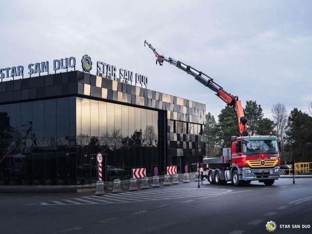 Mercedes-Benz ACTROS 2648 6x4 PALFINGER PK 29002 Fly Jib Winc - Platforminis/ Bortinis sunkvežimis, Sunkvežimis su kranu: foto 2 Mercedes-Benz ACTROS 2648 6x4 PALFINGER PK 29002 Fly Jib Winc - Platforminis/ Bortinis sunkvežimis, Sunkvežimis su kranu: foto 2