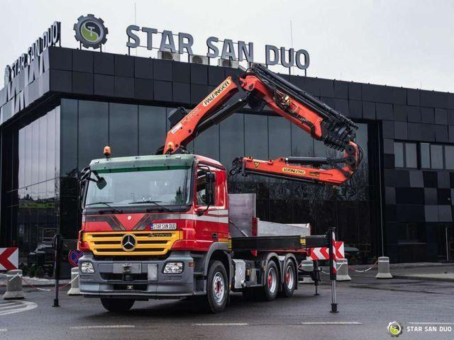 Mercedes-Benz ACTROS 2648 6x4 PALFINGER PK 29002 Fly Jib Winc - Platforminis/ Bortinis sunkvežimis, Sunkvežimis su kranu: foto 3 Mercedes-Benz ACTROS 2648 6x4 PALFINGER PK 29002 Fly Jib Winc - Platforminis/ Bortinis sunkvežimis, Sunkvežimis su kranu: foto 3