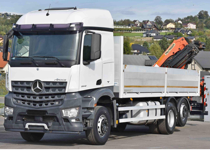 Mercedes-Benz AROCS 2542 - Platforminis/ Bortinis sunkvežimis, Sunkvežimis su kranu: foto 5 Mercedes-Benz AROCS 2542 - Platforminis/ Bortinis sunkvežimis, Sunkvežimis su kranu: foto 5