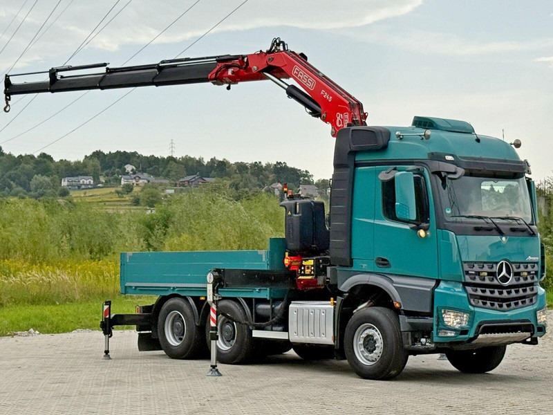 Mercedes-Benz AROCS 2548* FASSI F245A.0.24 E + FUNK / 6x4 *TOP - Platforminis/ Bortinis sunkvežimis, Sunkvežimis su kranu: foto 2 Mercedes-Benz AROCS 2548* FASSI F245A.0.24 E + FUNK / 6x4 *TOP - Platforminis/ Bortinis sunkvežimis, Sunkvežimis su kranu: foto 2