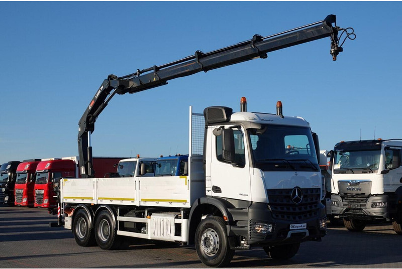Mercedes-Benz AROCS 2633 / 6x4 / SKRZYNIOWY - 6,5 M / HDS HIAB 188 b-3 wysów: - Platforminis/ Bortinis sunkvežimis, Sunkvežimis su kranu: foto 5 Mercedes-Benz AROCS 2633 / 6x4 / SKRZYNIOWY - 6,5 M / HDS HIAB 188 b-3 wysów: - Platforminis/ Bortinis sunkvežimis, Sunkvežimis su kranu: foto 5