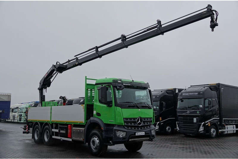 Mercedes-Benz AROCS 2636 / 6x4 / SKRZYNIOWY- 6,5 M / + HDS HIAB 4x wysów: 13 - Platforminis/ Bortinis sunkvežimis, Sunkvežimis su kranu: foto 1 Mercedes-Benz AROCS 2636 / 6x4 / SKRZYNIOWY- 6,5 M / + HDS HIAB 4x wysów: 13 - Platforminis/ Bortinis sunkvežimis, Sunkvežimis su kranu: foto 1
