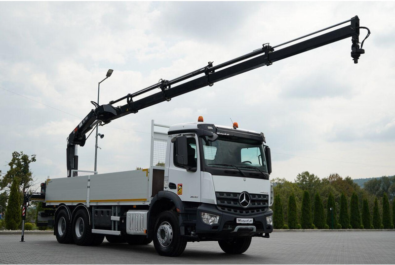 Mercedes-Benz / AROCS 2640 / 6x4 / SKRZYNIOWY - 6,5 M / HDS HIAB XS 144 / wysó - Platforminis/ Bortinis sunkvežimis, Sunkvežimis su kranu: foto 1 Mercedes-Benz / AROCS 2640 / 6x4 / SKRZYNIOWY - 6,5 M / HDS HIAB XS 144 / wysó - Platforminis/ Bortinis sunkvežimis, Sunkvežimis su kranu: foto 1