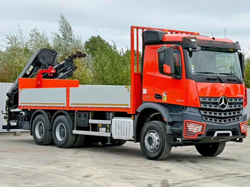 Mercedes-Benz AROCS 2643 *HIAB X-HIDUO 188 ES-5/FUNK * 6x4 - Platforminis/ Bortinis sunkvežimis, Sunkvežimis su kranu: foto 4 Mercedes-Benz AROCS 2643 *HIAB X-HIDUO 188 ES-5/FUNK * 6x4 - Platforminis/ Bortinis sunkvežimis, Sunkvežimis su kranu: foto 4
