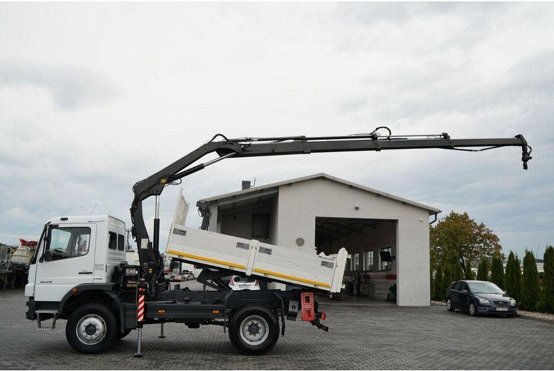 Mercedes-Benz ATEGO 1629 / 4x4 / WYWROTKA + HDS HIAB 111 B-3 / PILOT / ROTAT - Savivartis sunkvežimis, Sunkvežimis su kranu: foto 3 Mercedes-Benz ATEGO 1629 / 4x4 / WYWROTKA + HDS HIAB 111 B-3 / PILOT / ROTAT - Savivartis sunkvežimis, Sunkvežimis su kranu: foto 3