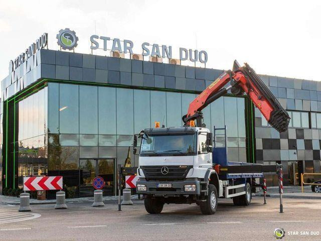Mercedes-Benz AXOR 1829 4x4 Palfinger PK 29002 Crane Winch - Platforminis/ Bortinis sunkvežimis, Sunkvežimis su kranu: foto 3 Mercedes-Benz AXOR 1829 4x4 Palfinger PK 29002 Crane Winch - Platforminis/ Bortinis sunkvežimis, Sunkvežimis su kranu: foto 3