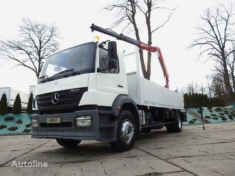 Mercedes-Benz AXOR - Platforminis/ Bortinis sunkvežimis, Sunkvežimis su kranu: foto 2 Mercedes-Benz AXOR - Platforminis/ Bortinis sunkvežimis, Sunkvežimis su kranu: foto 2