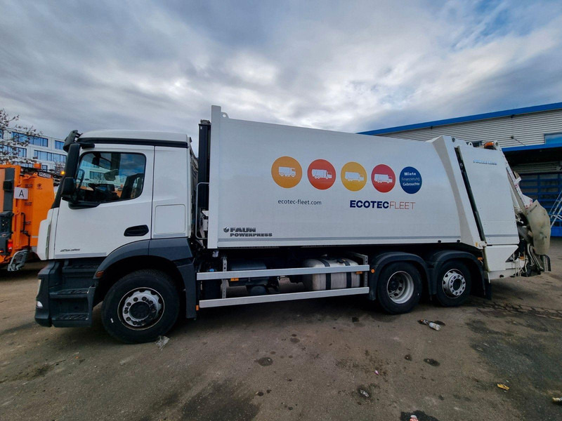 Mercedes-Benz Actros 2536 6x2 Faun Powerpress 524 Garbage truck - Šiukšliavežis: foto 4 Mercedes-Benz Actros 2536 6x2 Faun Powerpress 524 Garbage truck - Šiukšliavežis: foto 4