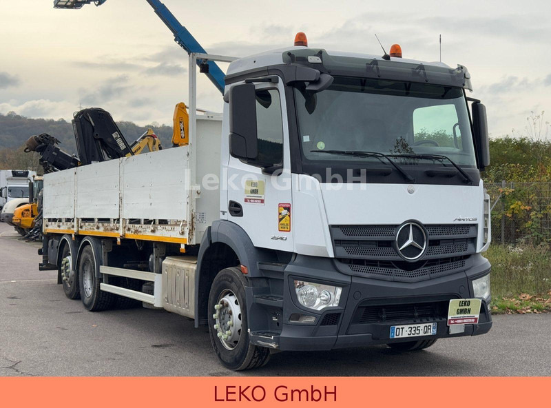 Mercedes-Benz Antos 2540 - Platforminis/ Bortinis sunkvežimis, Sunkvežimis su kranu: foto 1 Mercedes-Benz Antos 2540 - Platforminis/ Bortinis sunkvežimis, Sunkvežimis su kranu: foto 1