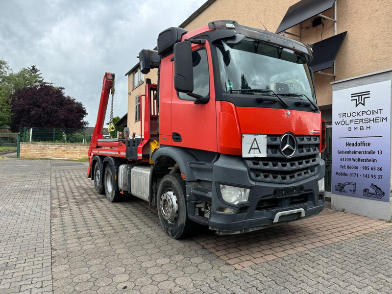 Mercedes-Benz Arocs 2536 BL 6x2/Funkfernbe./VDL-ASK 18 TK - Konteineris-vežimus/ Sukeisti kūną sunkvežimis, Sunkvežimis su kranu: foto 1 Mercedes-Benz Arocs 2536 BL 6x2/Funkfernbe./VDL-ASK 18 TK - Konteineris-vežimus/ Sukeisti kūną sunkvežimis, Sunkvežimis su kranu: foto 1