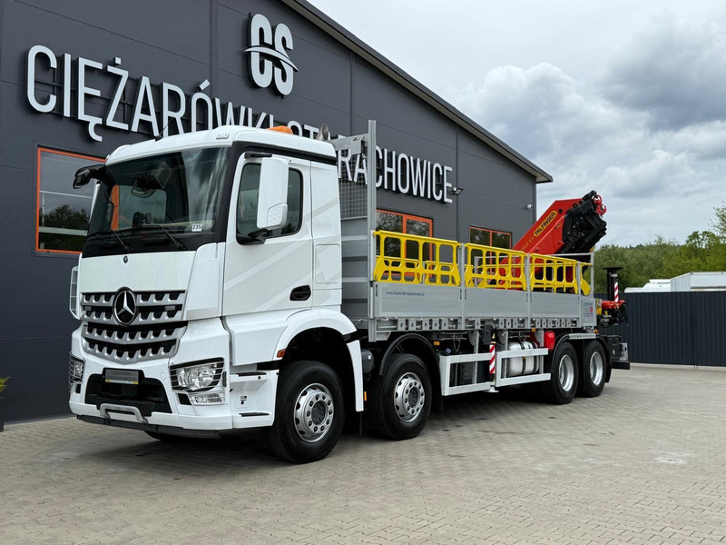 Mercedes-Benz Arocs Actros 3236 // E6 // 8x4 // Palfinger PK4800 - Platforminis/ Bortinis sunkvežimis, Sunkvežimis su kranu: foto 1 Mercedes-Benz Arocs Actros 3236 // E6 // 8x4 // Palfinger PK4800 - Platforminis/ Bortinis sunkvežimis, Sunkvežimis su kranu: foto 1