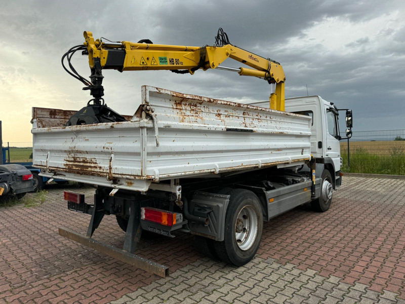 Mercedes-Benz Atego 1218 Meiller Kipper / Kran / Greifer - Savivartis sunkvežimis, Sunkvežimis su kranu: foto 5 Mercedes-Benz Atego 1218 Meiller Kipper / Kran / Greifer - Savivartis sunkvežimis, Sunkvežimis su kranu: foto 5