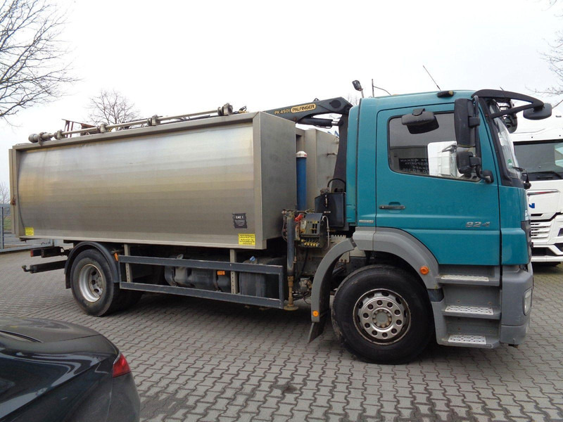 Mercedes-Benz Axor 1824 Tipper Crane Palfinger PK 4501 - Savivartis sunkvežimis, Sunkvežimis su kranu: foto 2 Mercedes-Benz Axor 1824 Tipper Crane Palfinger PK 4501 - Savivartis sunkvežimis, Sunkvežimis su kranu: foto 2