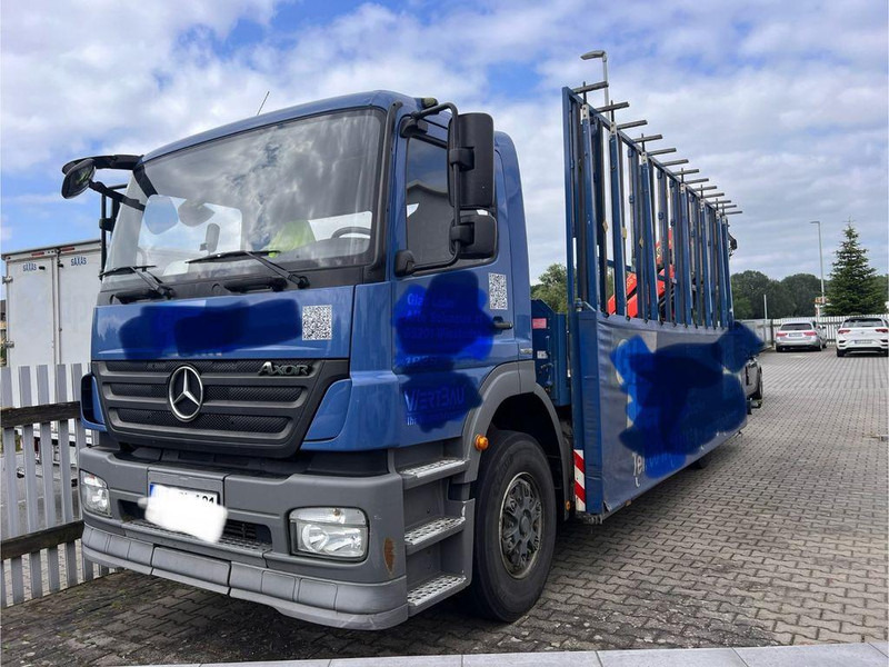 Mercedes-Benz Axor 1829 Palfinger hátsó daru PK 12002 klíma - Platforminis/ Bortinis sunkvežimis, Sunkvežimis su kranu: foto 1 Mercedes-Benz Axor 1829 Palfinger hátsó daru PK 12002 klíma - Platforminis/ Bortinis sunkvežimis, Sunkvežimis su kranu: foto 1