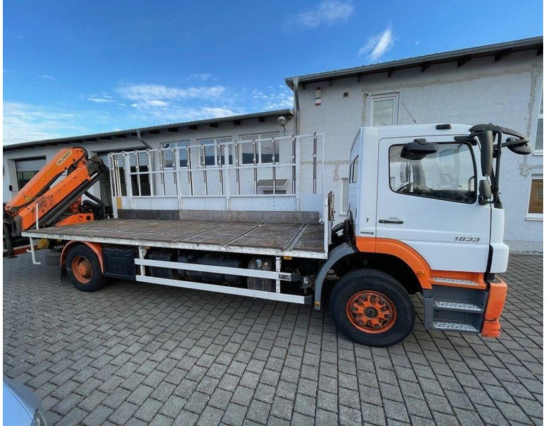 Mercedes-Benz Axor 1833 - Platforminis/ Bortinis sunkvežimis, Sunkvežimis su kranu: foto 3 Mercedes-Benz Axor 1833 - Platforminis/ Bortinis sunkvežimis, Sunkvežimis su kranu: foto 3