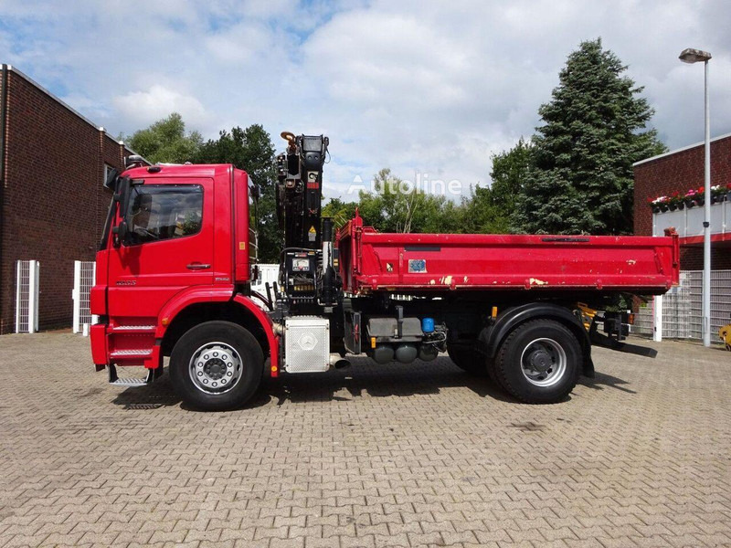 Mercedes-Benz Axor 1833 - Tipper+crane - Savivartis sunkvežimis, Sunkvežimis su kranu: foto 2 Mercedes-Benz Axor 1833 - Tipper+crane - Savivartis sunkvežimis, Sunkvežimis su kranu: foto 2