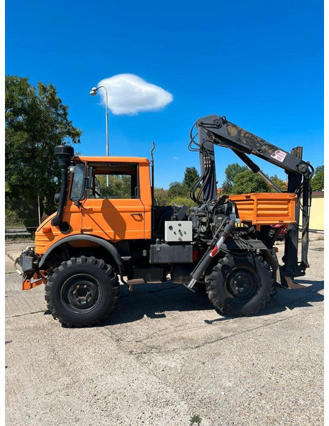 Mercedes-Benz UNIMOG - Savivartis sunkvežimis, Sunkvežimis su kranu: foto 3 Mercedes-Benz UNIMOG - Savivartis sunkvežimis, Sunkvežimis su kranu: foto 3