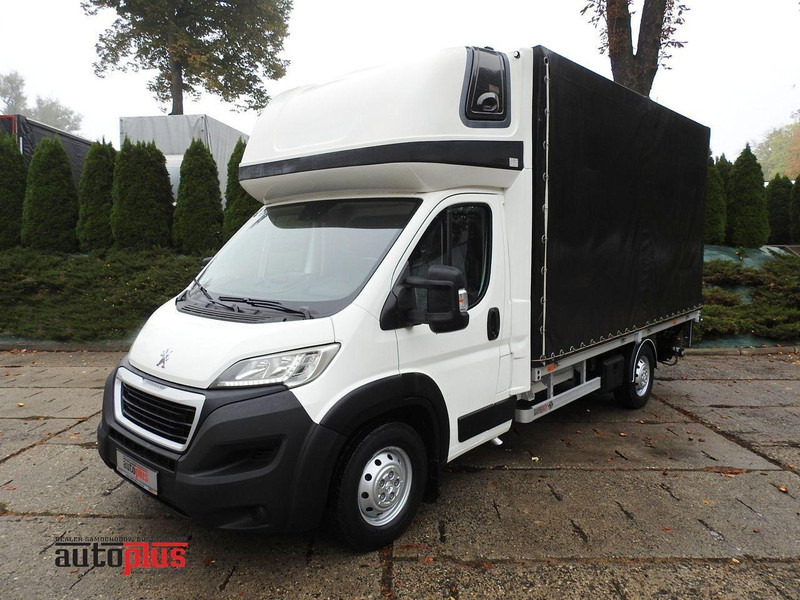 Peugeot BOXER PLANDEKA WINDA 8 PALET WEBASTO KLIMATYZACJA LEDY 165KM [ - Tentinis mikroautobusas: foto 1 Peugeot BOXER PLANDEKA WINDA 8 PALET WEBASTO KLIMATYZACJA LEDY 165KM [ - Tentinis mikroautobusas: foto 1