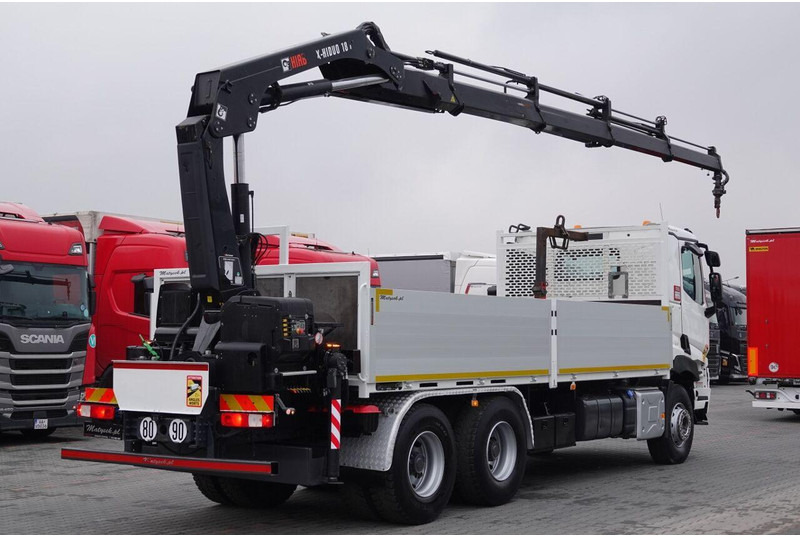 Renault C 380 / 6x4 / SKRZYNIOWY 6,6 m / + HDS HIAB 188 x-hiduo wysów: 1 - Platforminis/ Bortinis sunkvežimis, Sunkvežimis su kranu: foto 5 Renault C 380 / 6x4 / SKRZYNIOWY 6,6 m / + HDS HIAB 188 x-hiduo wysów: 1 - Platforminis/ Bortinis sunkvežimis, Sunkvežimis su kranu: foto 5