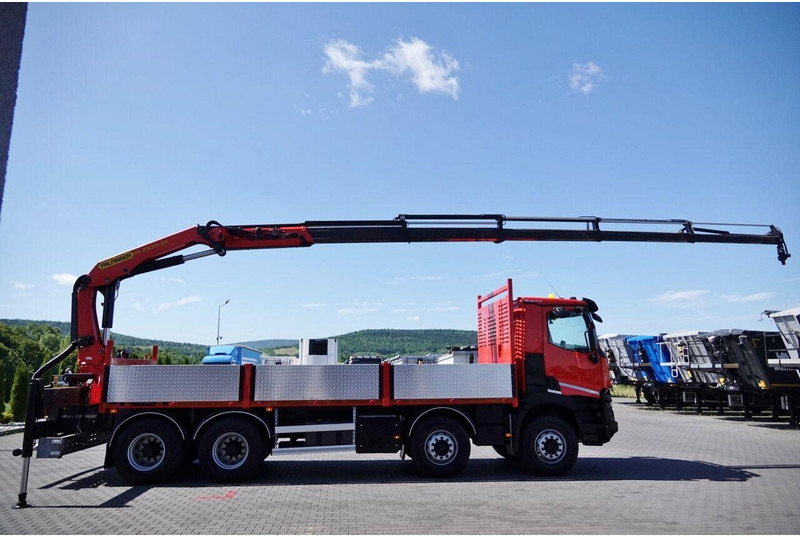 Renault C 430 / 8x4 / SKRZYNIOWY 7 M + HDS PALFINGER PK 2300-EH / WYSÓW - Platforminis/ Bortinis sunkvežimis, Sunkvežimis su kranu: foto 5 Renault C 430 / 8x4 / SKRZYNIOWY 7 M + HDS PALFINGER PK 2300-EH / WYSÓW - Platforminis/ Bortinis sunkvežimis, Sunkvežimis su kranu: foto 5