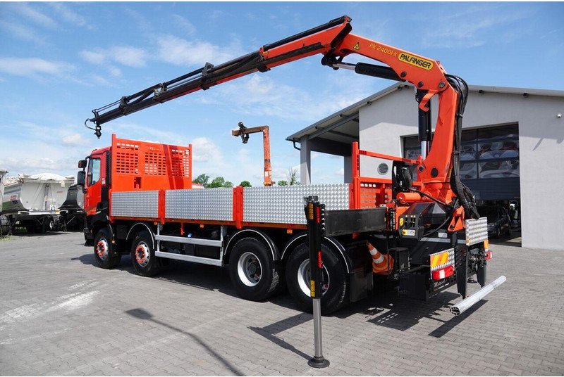 Renault C 430 / 8x4 / SKRZYNIOWY 7 M + HDS PALFINGER PK 24001-K C / WYSÓ - Platforminis/ Bortinis sunkvežimis, Sunkvežimis su kranu: foto 5 Renault C 430 / 8x4 / SKRZYNIOWY 7 M + HDS PALFINGER PK 24001-K C / WYSÓ - Platforminis/ Bortinis sunkvežimis, Sunkvežimis su kranu: foto 5