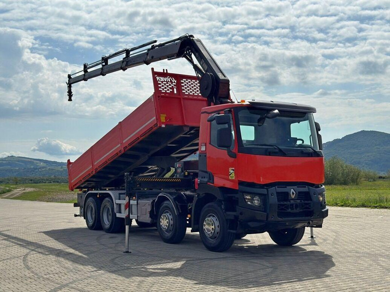 Renault C 430 *KIPPER 6,80m* HIAB X-HIDUO 188 ES-4 * 8x4 - Savivartis sunkvežimis, Sunkvežimis su kranu: foto 2 Renault C 430 *KIPPER 6,80m* HIAB X-HIDUO 188 ES-4 * 8x4 - Savivartis sunkvežimis, Sunkvežimis su kranu: foto 2