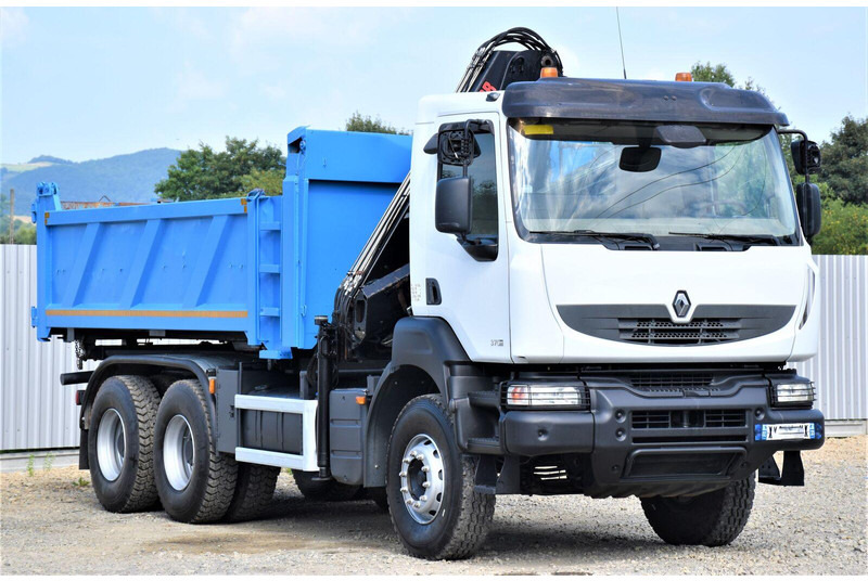 Renault KERAX 370 DXI - Savivartis sunkvežimis, Sunkvežimis su kranu: foto 4 Renault KERAX 370 DXI - Savivartis sunkvežimis, Sunkvežimis su kranu: foto 4