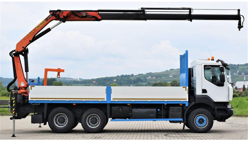 Renault KERAX 370 - Platforminis/ Bortinis sunkvežimis, Sunkvežimis su kranu: foto 5 Renault KERAX 370 - Platforminis/ Bortinis sunkvežimis, Sunkvežimis su kranu: foto 5